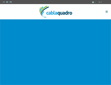 Tablet Screenshot of cablaquadro.com